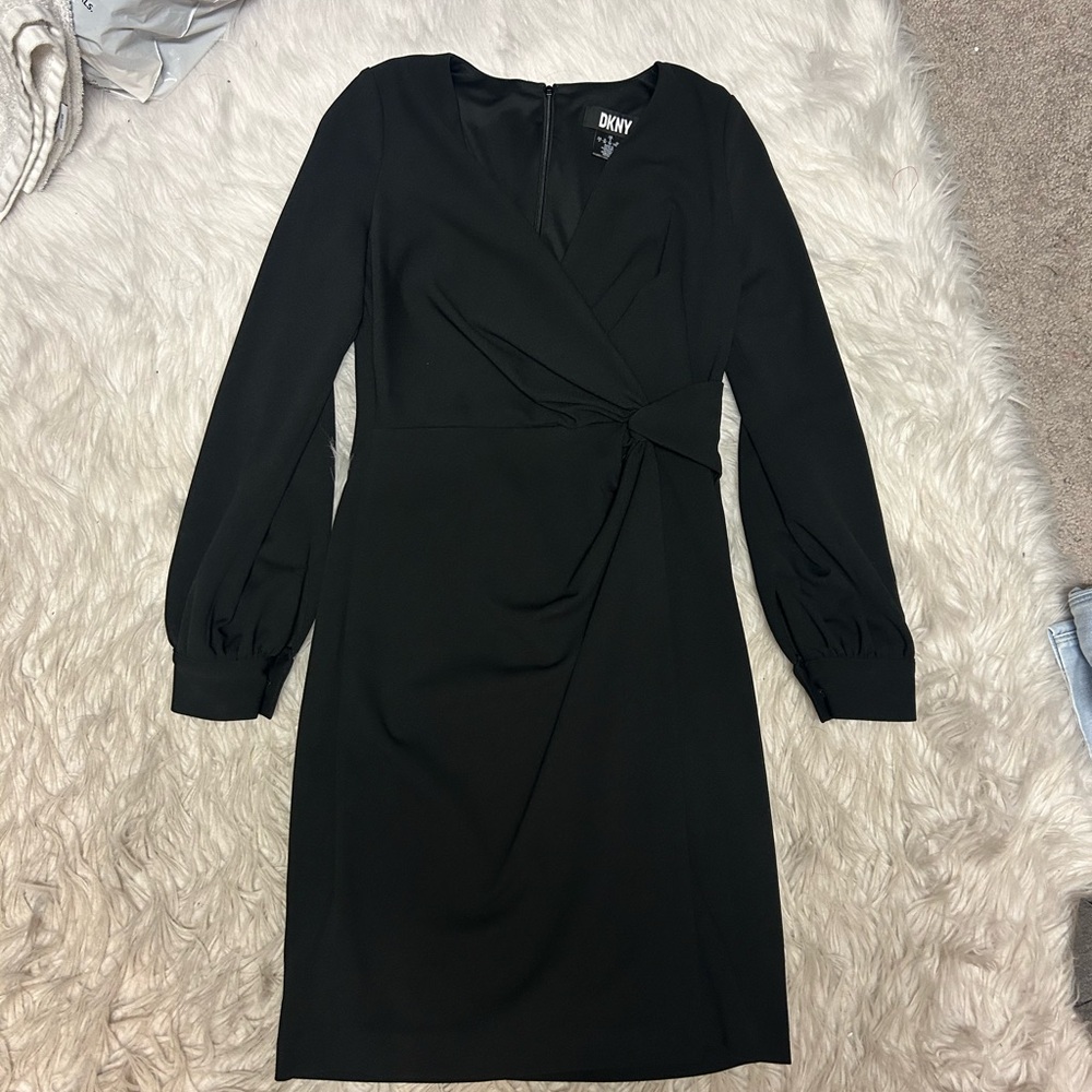 NWOT DKNY Black Long Sleeve Dress